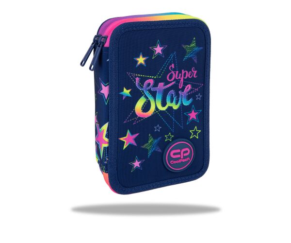Penál 2 zipy Jumper STARS - vybavený